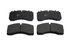 23D1777.2 by TORQSTOP - Disc Brake Pad Set - with Hardware, FMSI No. D1777, 23K GAWR