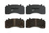 23D2061 by TORQSTOP - Disc Brake Pad Set - with Hardware, FMSI No. D2061-9294, 23K GAWR