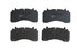 23D1777.2 by TORQSTOP - Disc Brake Pad Set - with Hardware, FMSI No. D1777, 23K GAWR