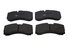 23D2252 by TORQSTOP - Disc Brake Pad Set - with Hardware, FMSI No. D2252-9490, 23K GAWR