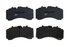 23D2252 by TORQSTOP - Disc Brake Pad Set - with Hardware, FMSI No. D2252-9490, 23K GAWR