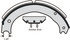 23K4709E by TORQSTOP - Drum Brake Shoe Kit - 16.5 in. Drum Dia., 7 in. Shoe Width, 4709E FMSI