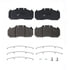 29D1310 by TORQSTOP - Disc Brake Pad Set - with Hardware, FMSI No. D1310-8425, 29K GAWR