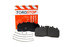 29D1323 by TORQSTOP - Disc Brake Pad Set - with Hardware, FMSI No. D1323-8435, 29K GAWR