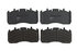 29D1370 by TORQSTOP - Disc Brake Pad Set - with Hardware, FMSI No. D1370-8470, 29K GAWR