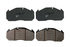 29D1407 by TORQSTOP - Disc Brake Pad Set - with Hardware, FMSI No. D1407-8515, 29K GAWR