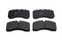 29D1777.2 by TORQSTOP - Disc Brake Pad Set - with Hardware, FMSI No. D1777, 29K GAWR