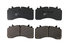 29D1777.1 by TORQSTOP - Disc Brake Pad Set - with Hardware, FMSI No. D1777-9007, 29K GAWR