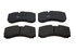 29D2252 by TORQSTOP - Disc Brake Pad Set - with Hardware, FMSI No. D2252-9490, 29K GAWR