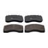 29D2061 by TORQSTOP - Disc Brake Pad Set - with Hardware, FMSI No. D2061-9294, 29K GAWR