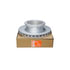 RUB76612 by TORQSTOP - Disc Brake Rotor - U-Shaped Type, w/o Hardware, 16.93" Overall Diameter