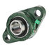 2f16 by BUYERS PRODUCTS - 1in. Shaft Diameter Eccentric Locking Collar Style Flange Bearing - 2 Hole