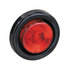 5622101 by BUYERS PRODUCTS - 2 Inch Red Round Marker/Clearance Light Kit With 1 LED (PL-10 Connection, Includes Grommet and Plug)