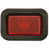 5623112 by BUYERS PRODUCTS - 3.125in. Red Rectangular Marker/Clearance Light with Reflex Kit with 2 LED