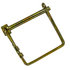 66061 by BUYERS PRODUCTS - Trailer Coupler Pin - Yellow, Zinc Plated, Snapper Pin