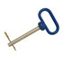 66101 by BUYERS PRODUCTS - Blue Poly-Coated Handle On Steel Hitch Pin - 1/2 x 4in. Usable Length