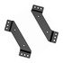8891010 by BUYERS PRODUCTS - Aluminum Mounting Brackets for Octagonal 30 LED Mini Light Bar