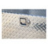 1701385 by BUYERS PRODUCTS - 18.5 x 15 x 49/37in. Diamond Tread Aluminum Trailer Tongue Truck Box