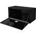 1702100 by BUYERS PRODUCTS - 18 x 18 x 24in. Black Steel Underbody Truck Box with Paddle Latch