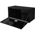 1702103 by BUYERS PRODUCTS - 18 x 18 x 30in. Black Steel Underbody Truck Box with Paddle Latch