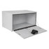 1702205 by BUYERS PRODUCTS - 18 x 18 x 36in. White Steel Underbody Truck Box with Paddle Latch
