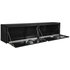 1702940 by BUYERS PRODUCTS - Topsider Truck Box - 16" x 13" x 72", Powder Coat Black, Carbon Steel, T-Handle Latch