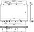 681407 by NISSENS - Radiator w/Integrated Transmission Oil Cooler