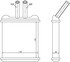 76502 by NISSENS - HVAC Heater Core