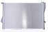 60754A by NISSENS - Radiator - Brazed Cooling Fins, Aluminum Core, 17.24" x 25.59" x 1.57", Plastic Tank