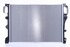 627025 by NISSENS - Radiator - Brazed Cooling Fins, Aluminum Core, Plastic Tank, 18.19 x 25.2 x 1.26 in.