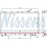 62865 by NISSENS - Radiator