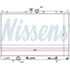 Nissens 62893 Radiator Radiator w/Integrated Transmission Oil Cooler