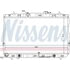 67493 by NISSENS - Radiator w/Integrated Transmission Oil Cooler