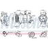 890607 by NISSENS - Air Conditioning Compressor with Clutch