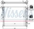 62788A by NISSENS - Radiator w/Integrated Transmission Oil Cooler