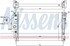 66701 by NISSENS - Radiator w/Integrated Transmission Oil Cooler