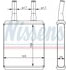 77604 by NISSENS - HVAC Heater Core