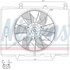 85489 by NISSENS - A/C Condenser Fan Assembly