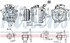 890666 by NISSENS - Air Conditioning Compressor with Clutch