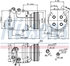 89233 by NISSENS - Air Conditioning Compressor with Clutch