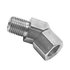 1304140 by BUYERS PRODUCTS - Hydraulic Coupling / Adapter - 1/4 in.Male, 45 Degree Female