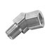 1304140 by BUYERS PRODUCTS - Hydraulic Coupling / Adapter - 1/4 in.Male, 45 Degree Female