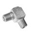 1304240 by BUYERS PRODUCTS - Hydraulic Coupling / Adapter - Male, 1/4 in. x 90 Degree Elbow