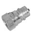 1304021 by BUYERS PRODUCTS - Hydraulic Coupling / Adapter - Male Hose, 1/4 in. NPT, Poppet
