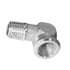 1304345 by BUYERS PRODUCTS - Hydraulic Coupling / Adapter - Brass Street Elbow, 1/4 in. x 90 Degree Forged