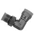 1304737 by BUYERS PRODUCTS - Hydraulic Coupling / Adapter - Elbow, Swivel, 90 Degree, 3/8 in. Mor x 1/4 in. FPS