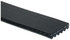 K060832 by GATES - Micro-V Serpentine Belt - 6 Rib, 83-11/16" Outside Length, Rubber