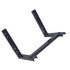 1701000 by BUYERS PRODUCTS - 15 x 14in. Black Steel Mounting Brackets for 24/36in. Poly Truck Boxes
