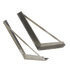 1701030 by BUYERS PRODUCTS - Truck Tool Box - Welded Aluminum Truck Tool Box Brackets, 18 x 18 in.