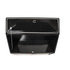 1701285 by BUYERS PRODUCTS - Truck Tool Box - Black, Steel, Trailer Tongue, 16 x 16 x 49/37 in.